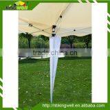 10X10FT Folding White Metal Gazebo Canopy Tent thumbnail-3