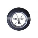 Qingdao Wantai 5 Inch Pneumatic Wheel Rims Wheel Solid pu Wheelbarrow Wheels thumbnail-3