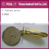 Round stainless steel pizza knife, pizza cutter, pizza wheel (SG29)