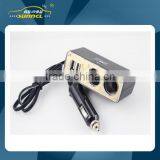 CE Approval 2 Way 2 USB Cigarette Lighter Adapter Socket for IPhone , Tablet , Samsung thumbnail-1