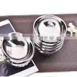 Top Quality Round Stainless Steel Salad Bowl Set thumbnail-5
