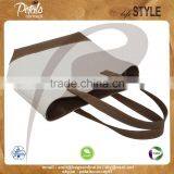 12 OZ Natural Canvas Tote Bag With Eva Padding & Inside Polyester Lining With PU Handle & Bottom With Top Zip Closure thumbnail-5