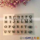 Wholesale Custom Mini Clear Acrylic Letter Stamp for Paper Scrapbook thumbnail-1