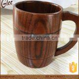 Wholesale Quality Houseware High-capacity Wooden Mugs/ Wood Mug for Beer/milk/coffee thumbnail-4