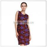 Customized 2014 Top Quality New Design Digital Printing Cashmere Dresses thumbnail-1