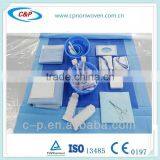 Blue or Green Disposable Surgical Cardiovascular Drape Set thumbnail-1