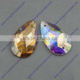Dongzhou AB/001GSHA Color Sewing on Crystal Stones, k5 Quality Flat Back Tear Drop Crystals thumbnail-1