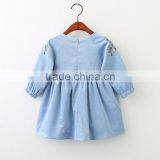 Fashion Kids Dresses Autumn Casual Long Sleeve Embroidered Dress thumbnail-3