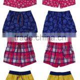 Low Price China Supplier Ladys Short 100% Polyester Lattice Printed Women Board Shorts thumbnail-5