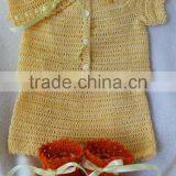 Crochet Knit Baby Sweater thumbnail-2