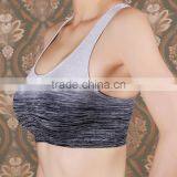 Zm10727a Wholesale Gradient Color Yoga Bra New Design Fashion Wireless Fitness Sports Bra thumbnail-2