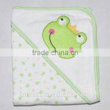 Eco-friendly100%Cotton Terry Embroidered Hooded Baby Towels thumbnail-2