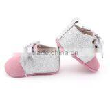 Pink Satin Lace Shoes for Genuine Leather Baby Oxford Shoe thumbnail-4