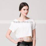 High Quality Women Casual White T-shirt thumbnail-4