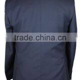 NAAMS MEN'S WOOL 2 BUTTON 2 VENT SLIM FIT SUIT JACKET FLAT FRONT PANT NAVY thumbnail-6