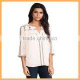 Turkish Embroidered Fashion Ladies Blouse thumbnail-1