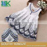 2016 Fashion Lace Fabric New Navy Bilateral Symmetry Cotton Openwork Embroidery 2016 Fashionin-friendly Soft Summer Dress Widt thumbnail-1