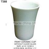 PAINT CERAMIC CUP Ceramic Ornaments Wholesale thumbnail-1