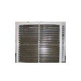 Elegant Style Electrophoresis Surface Treatment White, Champagne Aluminium Louver Windows thumbnail-1