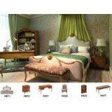 Latest European Design Bed End Stool Bed Foot Stool Wooden Champagne Corkstool thumbnail-1