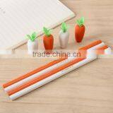 Novel Creative 3d Carrot Jumbo Pencil With Eraser Toppers Customs thumbnail-5
