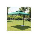 Round / Square Outdoor Patio Umbrellas With Aluminium Pole , Large Garden Parasol