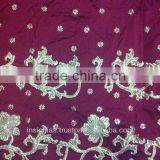 African Embroidered George Fabric
