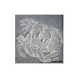 Sculptural Carved Sandstone Wall Plaque (185) thumbnail-1