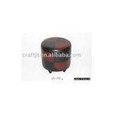 Leather Stool thumbnail-1