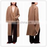 Ladies Long Coat Design Winter Warm Wool Jacket