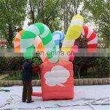4m HIGH Inflatable Christmas Gift Box With LED for Xmas Decoration Sam yu 6606 thumbnail-2