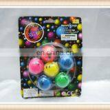 6pcs smile bounce ball toy, rubber bouncing ball toy