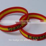 Custom Promotional Print Logo Football Silicone Wristband thumbnail-2