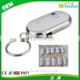 Winho LED Locator Find Lost Keychain Whistle Sound Control