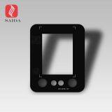 0.7mm Chemical Strengthened Cover Glass 4.3inch for Payment Terminal With Semi-transparent Black Color thumbnail-4