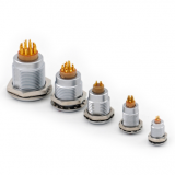Push-pull Self-latching Different B Series Sizes of Sockets Connectors