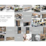 Modern Black 2 Person Office Partition Workstation With Extension thumbnail-4