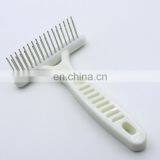 Portable Handle Dog Grooming Brush Double-rowed Teeth Needles Pets Fur Remover Comb thumbnail-4