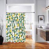 Fashion Printing Shower Curtain Green Extra Long thumbnail-2