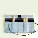 wholesale fashion wallet felt electronic cords fashionable pencil bag