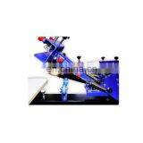 4-colors 4 Stations Manual T-Shirt Silk Screen Printer Printing Machine For T-shirt thumbnail-6