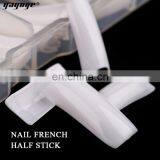 New Product Ideas 2021 Wholesale U Carved Acrylic Full Cover False Nail Tips thumbnail-3