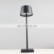 LED rechargeable lamp restaurant bar furniture decorative lights battery LED dimmable modern table lamp