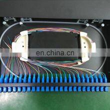 Customized 19 Inch 1U 48 Port Fiber Rack Patch Panel Full Loaded With Adapters And Pigtails thumbnail-4