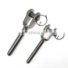 Stainless Steel Welded Fork Terminal, Swage Marine Jaw for All Marine, Architectural and Government Needs thumbnail-1