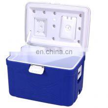 Portable PU Ice Cooler Box Picnic Medical Transport Vaccine Cooler With Wheel and Handle thumbnail-4