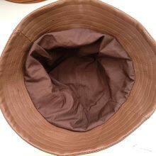 Women's Genuine Sheepskin Leather Bucket Hat thumbnail-4