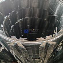 High Security Galvanized Concertina CBT-60 Diameter 450mm for Perimeter Fencing Wire