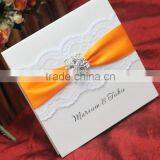 Luxury Lace Handmade Wedding Invitation Card Designs thumbnail-4