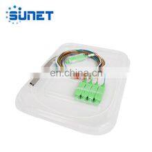 Предложение sc/upc или sc/apc для выбора, мини-плата управления 1x4, разветвитель в стальной коробке PLC с 4 выходами, модель thumbnail-2
